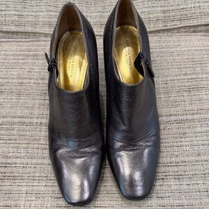 Bottega Veneta  Shiny Silver Ankle Boots Sz 39